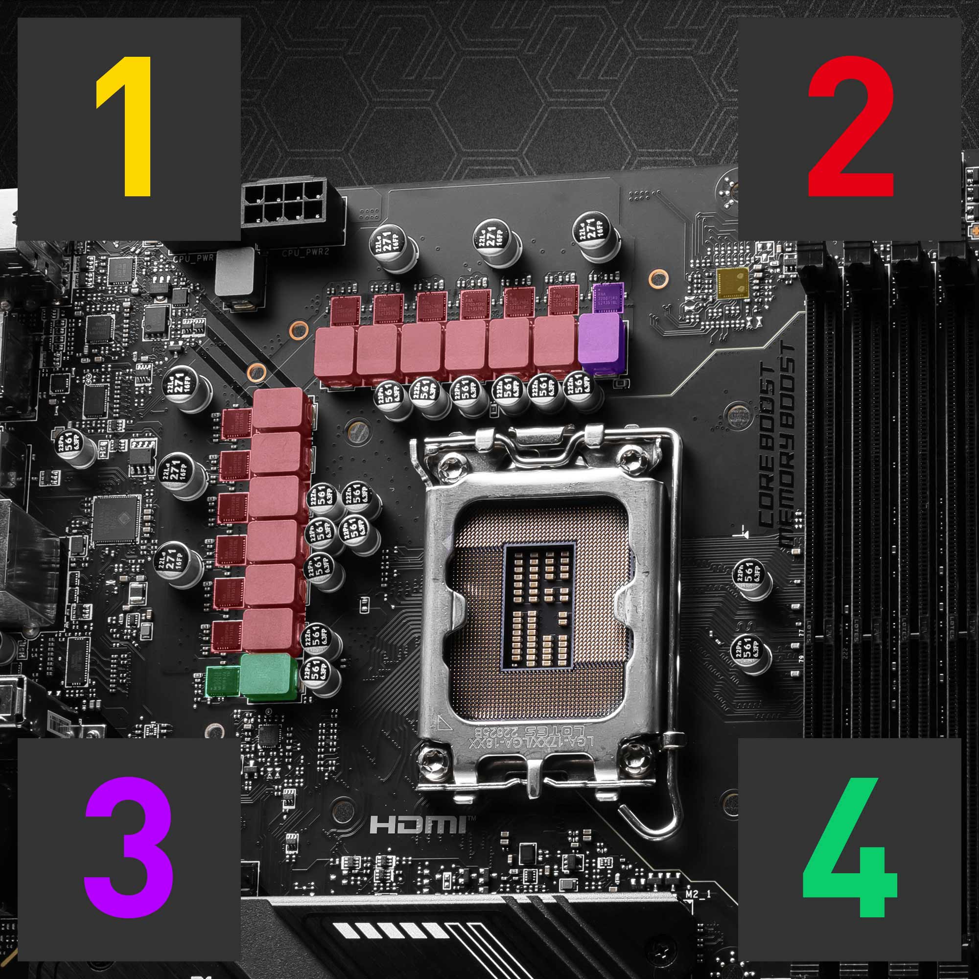 MAG B760 TOMAHAWK WIFI DDR4 Motherboard